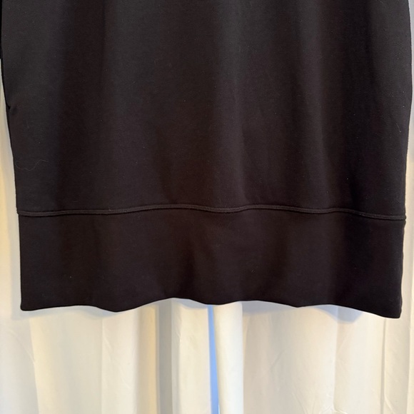 Athleta Bounce Back Sweatshirt Dress Black Long Sleeve Casual XL - Picture 10 of 15